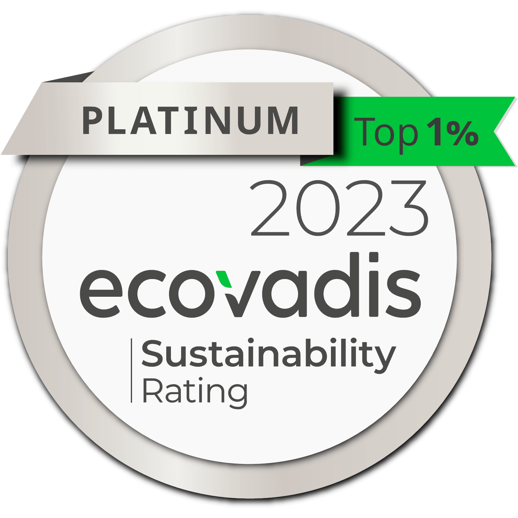 Médaille Ecovadis platinium – Hector Advisory Médaille Ecovadis platinium